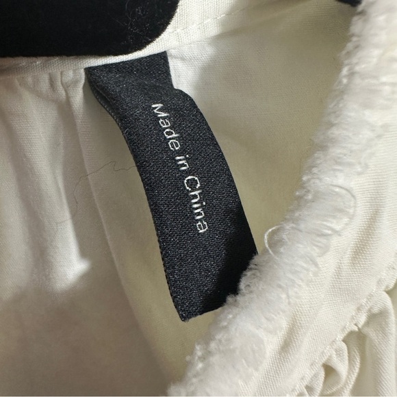 Theory "Nallane" white light poplin shift dress, size 2, sleeveless, summer - Picture 7 of 11